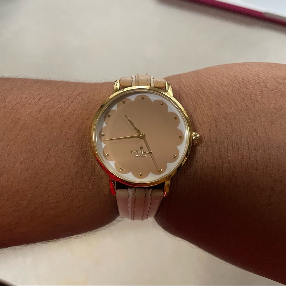 Kate Spade Nude Leather Watch